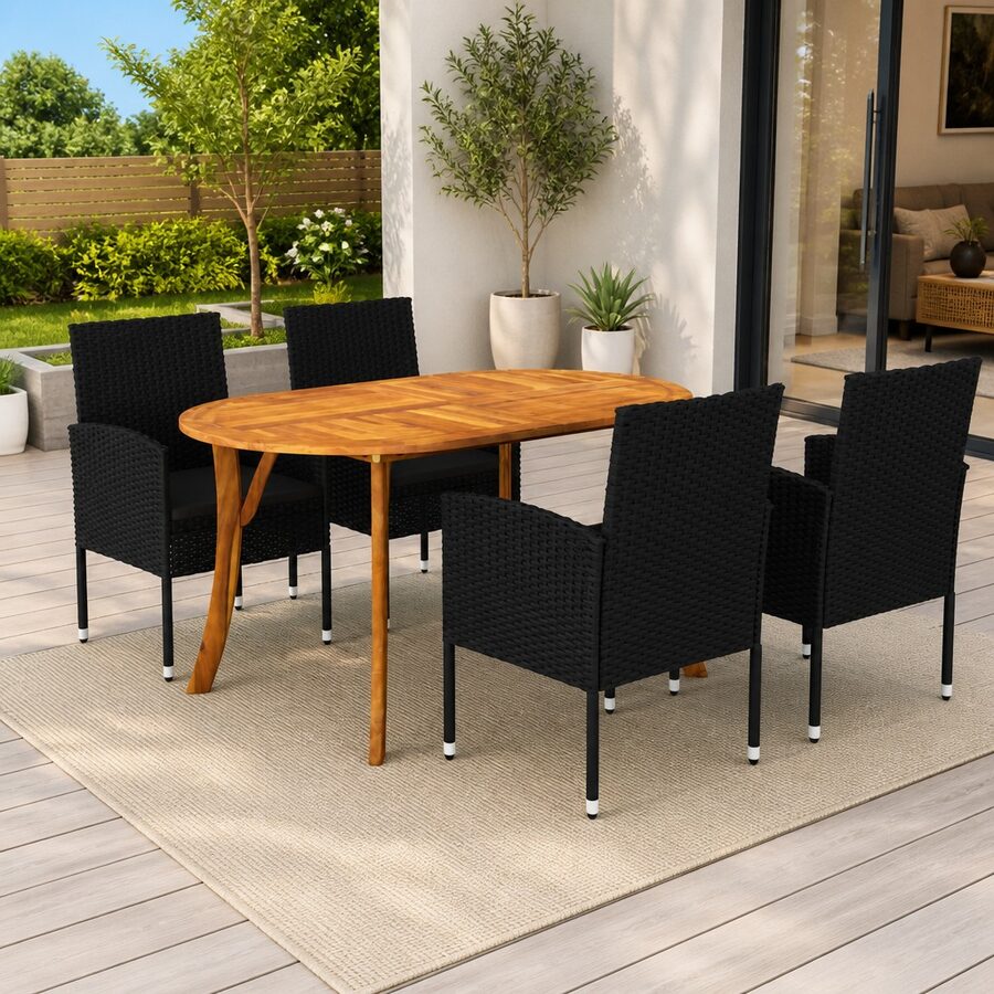 Reliable and Stylish 5-Piece Outdoor Dining Set
