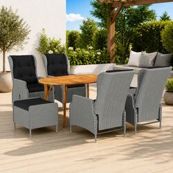 Comfortable 7-Piece Garden Dining Set for Relaxed Gatherings