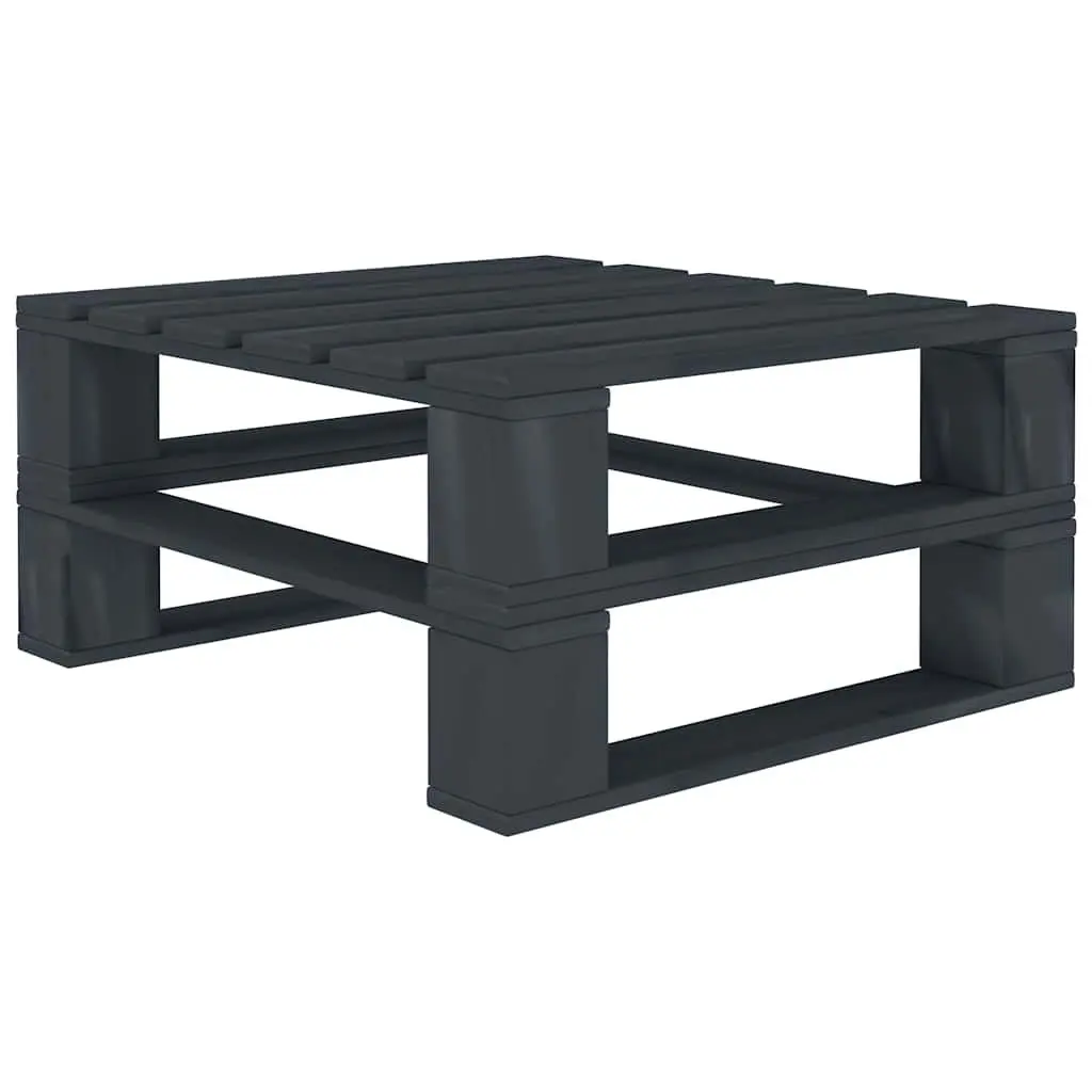 5 Piece Garden Pallet Lounge Set Outdoor Furniture Patio Sofa Coffee Table Grey