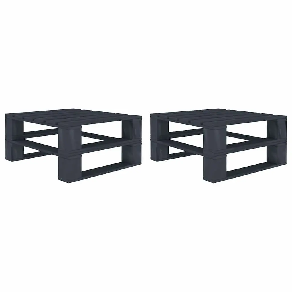 5-Piece Garden Lounge Set in Grey Wood