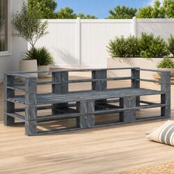 Comfort Meets Value in Our Garden Pallet Sofa