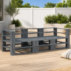 Comfort Meets Value in Our Garden Pallet Sofa
