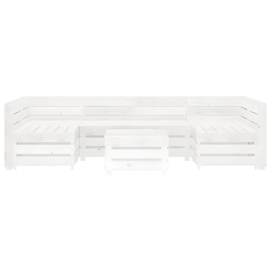 7 Piece Pallet Lounge Set for Outdoor Comfort