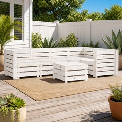 Comfortable and Reliable 6-Piece Garden Lounge Set