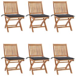 Reliable Folding Garden Chairs Set - 6 Comfortable Pieces