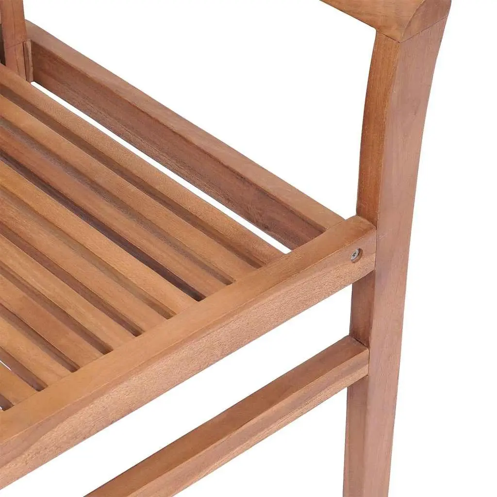 Teak Chair Set for Outdoor Use