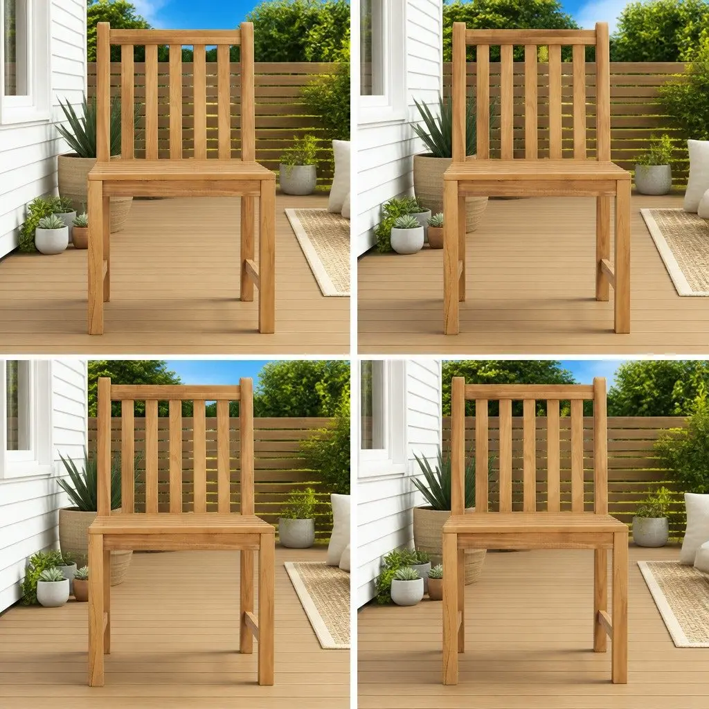 Teak Wood Garden Chairs Set