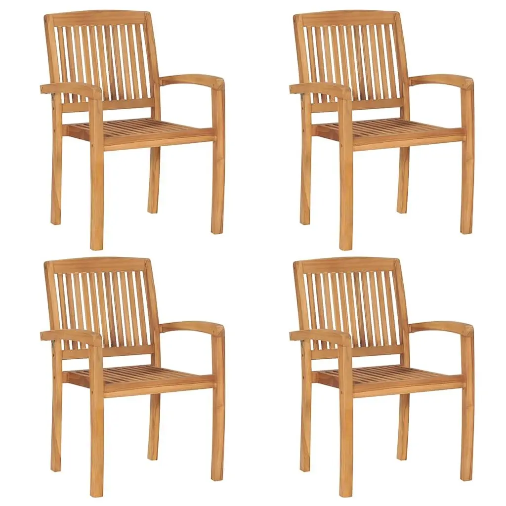 5 Piece Garden Dining Set in Solid Teak Wood