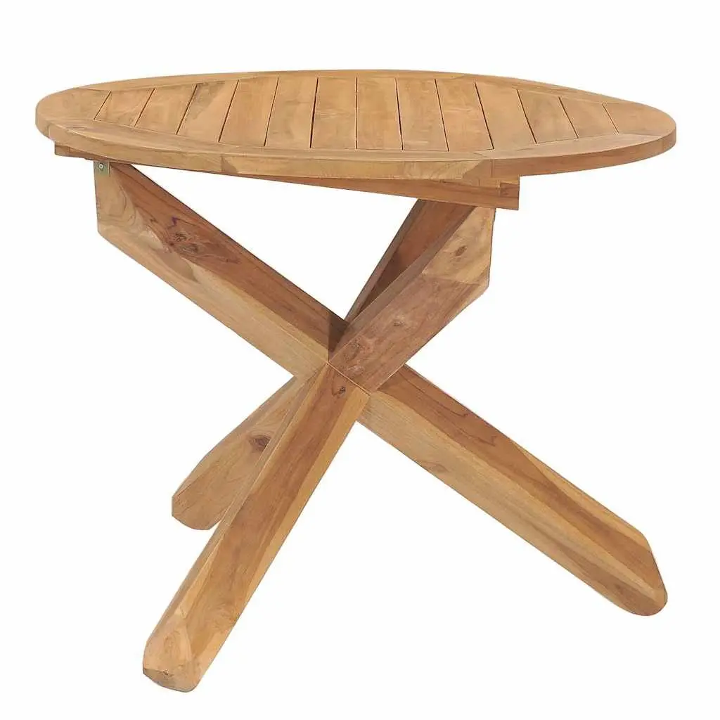 5 Piece Garden Dining Set in Solid Teak Wood