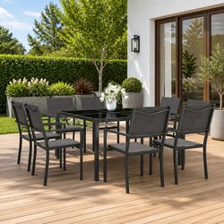 Comfortable and Durable 9 Piece Outdoor Dining Set