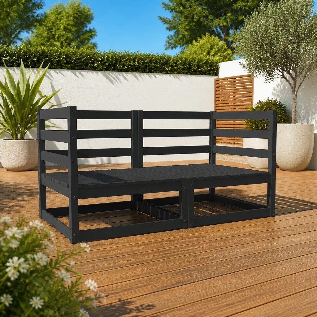 2-Seater Garden Sofa for Lasting Enjoyment