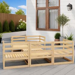 6 Piece Garden Lounge Set: Practical Comfort and Value