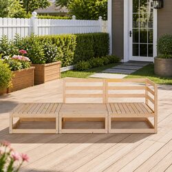 Reliable 3 Piece Garden Lounge Set Built for Comfort