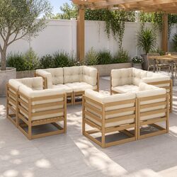 Comfortable and Durable 8-Piece Garden Lounge Set