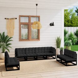 Comfort and Value: 8 Piece Lounge Set with Cushions