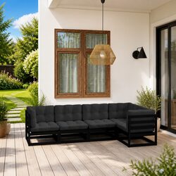 Reassuringly Durable 5-Piece Garden Lounge Set