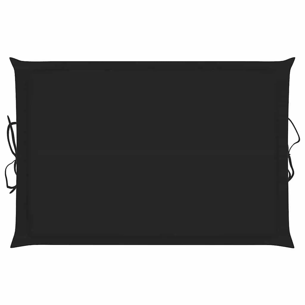 Sun Loungers Set 2 pcs Solid Wood Acacia Outdoor Garden Patio Daybed Black