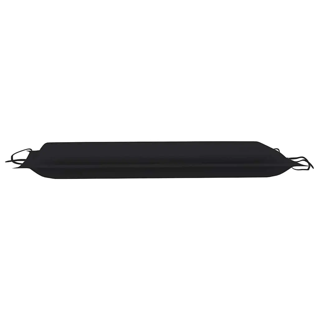 Sun Loungers Set 2 pcs Solid Wood Acacia Outdoor Garden Patio Daybed Black