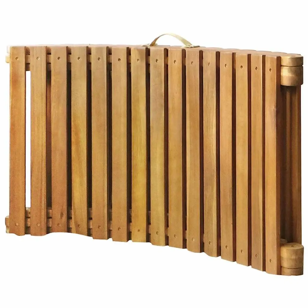 Sun Loungers 2 pcs with Cushions Solid Wood Outdoor Patio Garden Daybed Folding