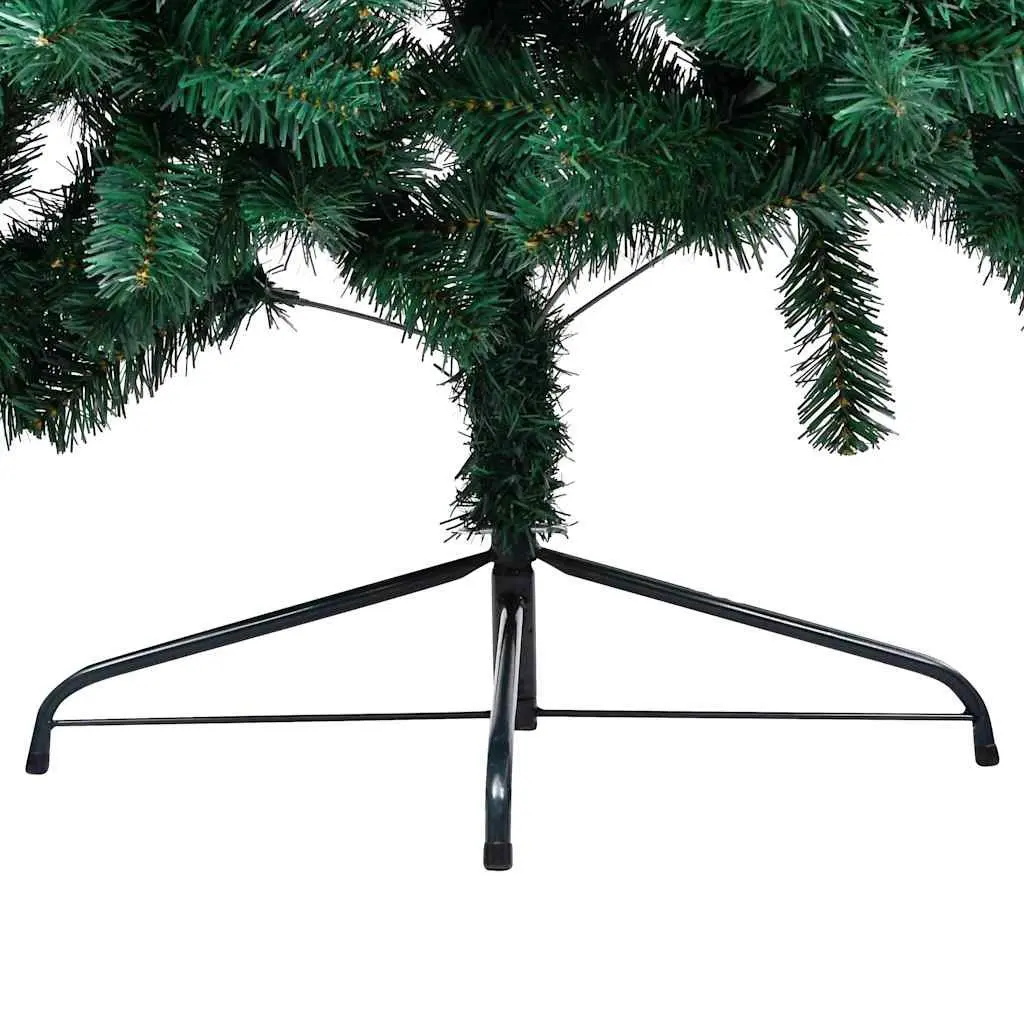 180cm Pre-lit Half Christmas Tree for Celebrations