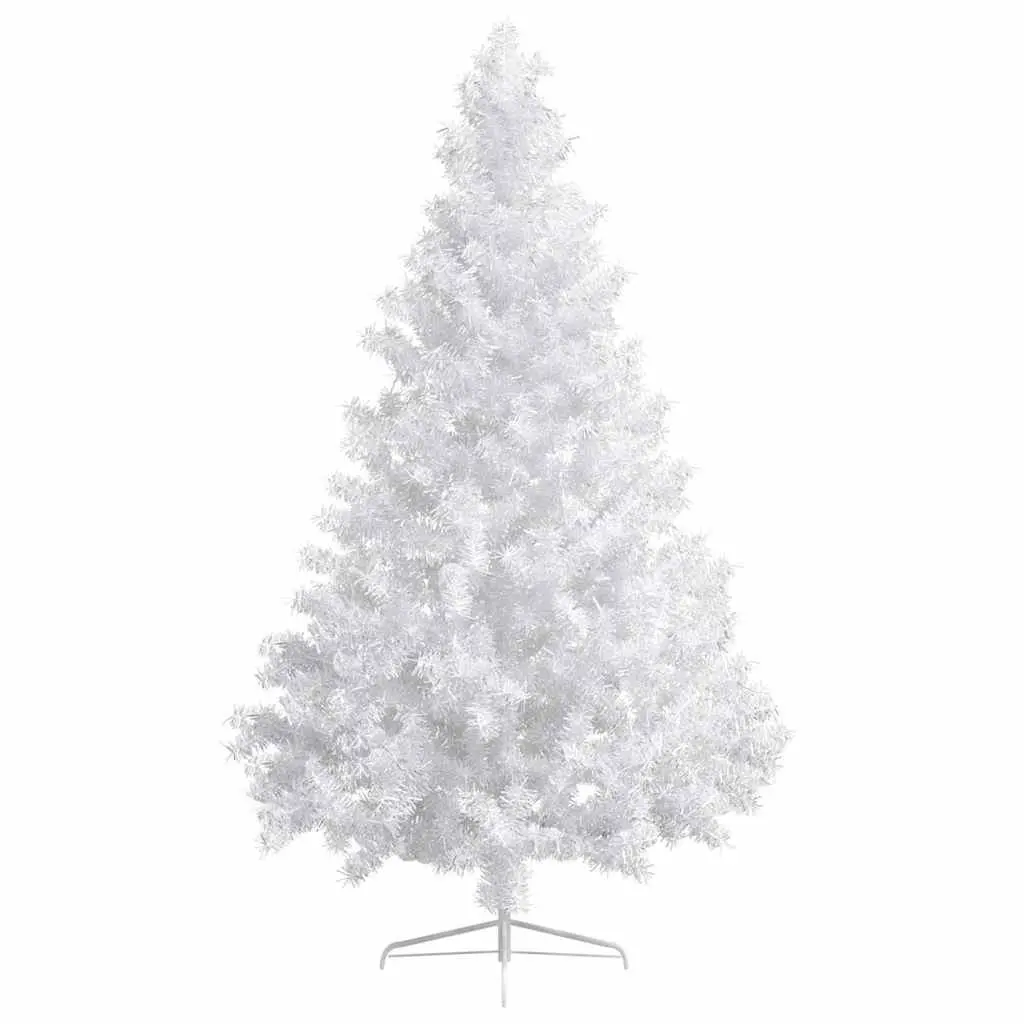 Half Christmas Tree Pre-lit LED 180cm White Space Saving Seasonal Decoration
