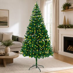 Quality 210cm Artificial Pre-lit Tree for Holiday Cheer