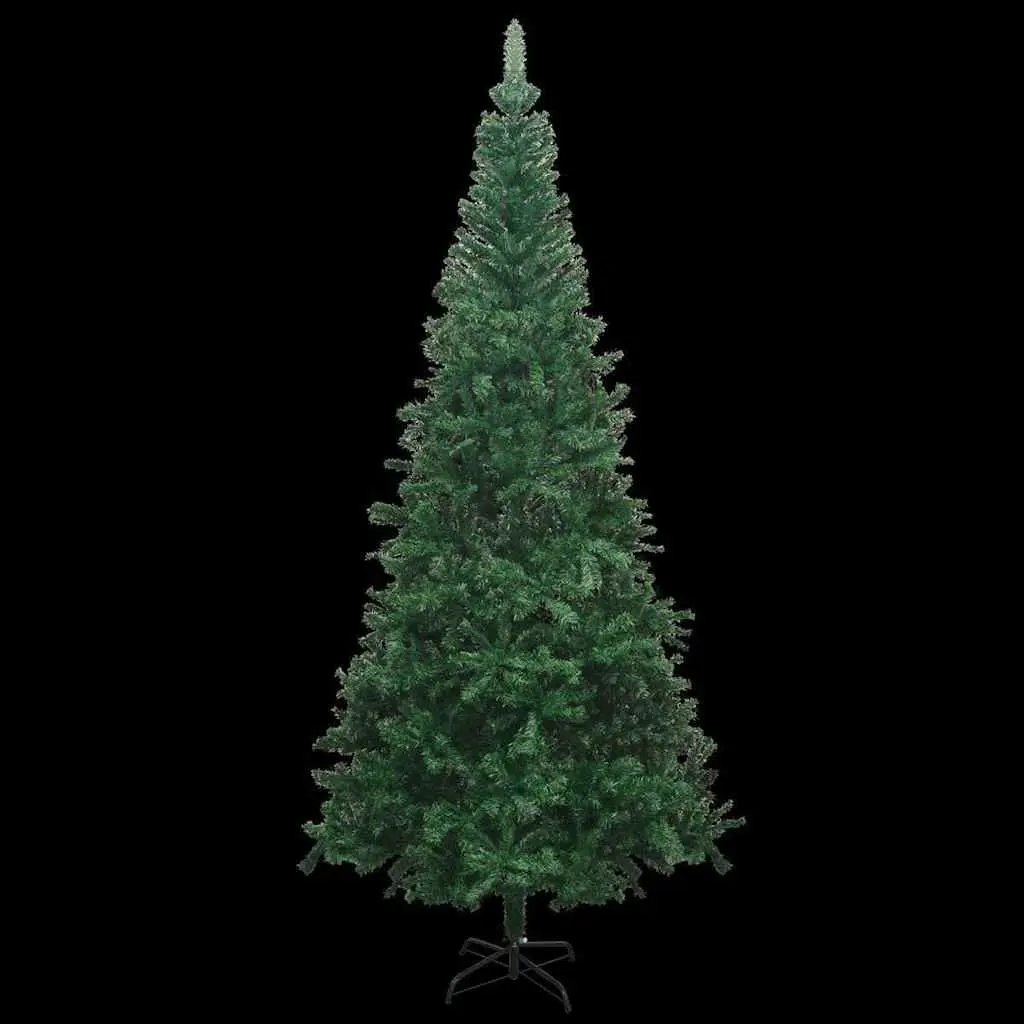 Artificial Christmas Tree Pre-lit 240cm Green LED Holiday Decor