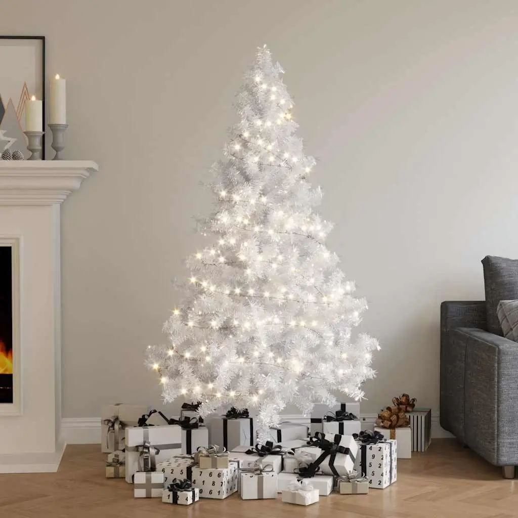 180cm White Pre-lit Christmas Tree