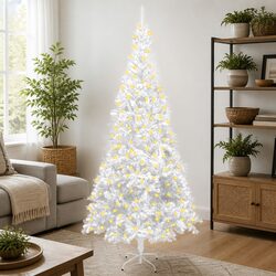 Warm and Practical: 240cm Pre-lit Christmas Tree