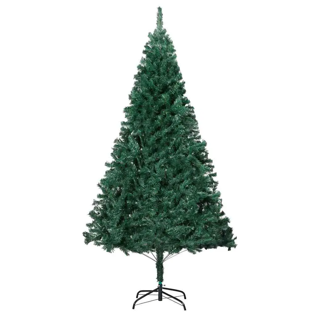 Artificial Christmas Tree 240cm Green Pre-lit Holiday Decor