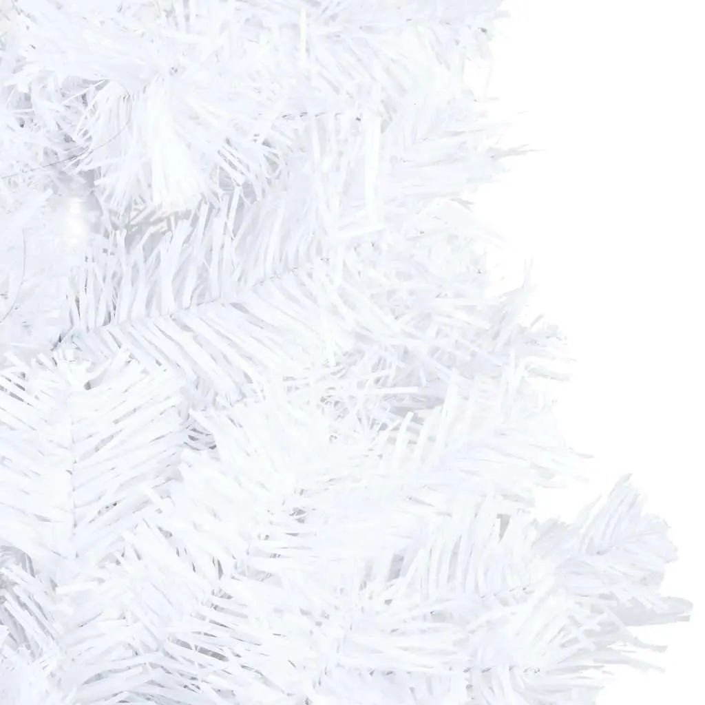 Artificial Christmas Tree Pre-lit LED Lights 180cm White