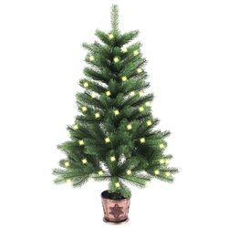 Reliable 65cm Artificial Christmas Tree with LEDs