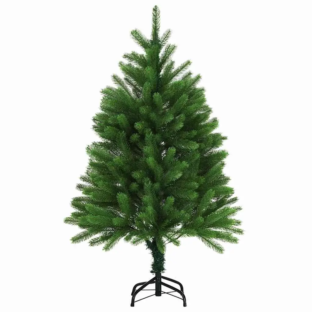 Artificial Christmas Tree Pre-lit 120cm Green PE Branches Steel Base