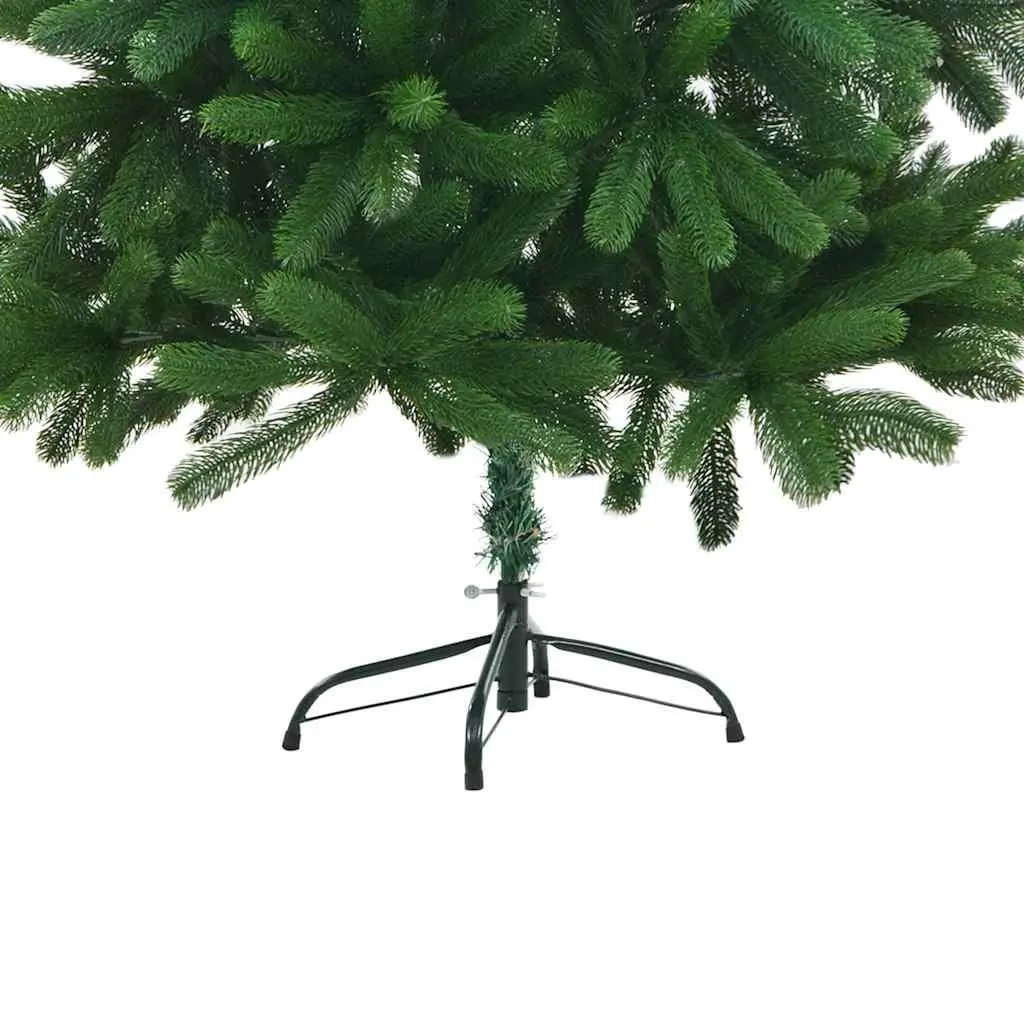 Artificial Pre-Lit Christmas Tree 180cm Green PE Branches LED Lights Steel Base