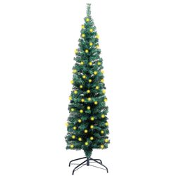 150cm Pre-lit Slim Green Christmas Tree: Value and Practicality