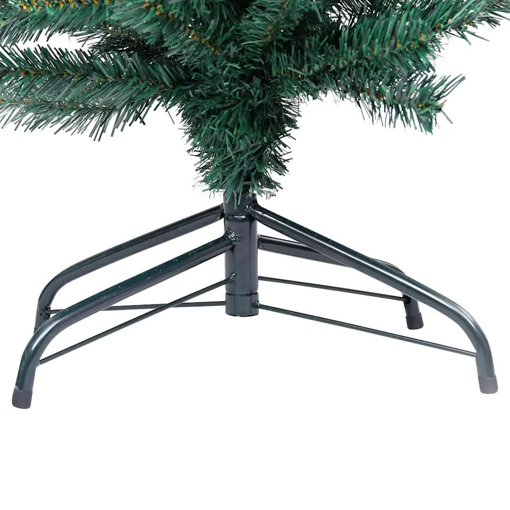 Artificial Christmas Tree Pre-lit 180cm Green with Stand