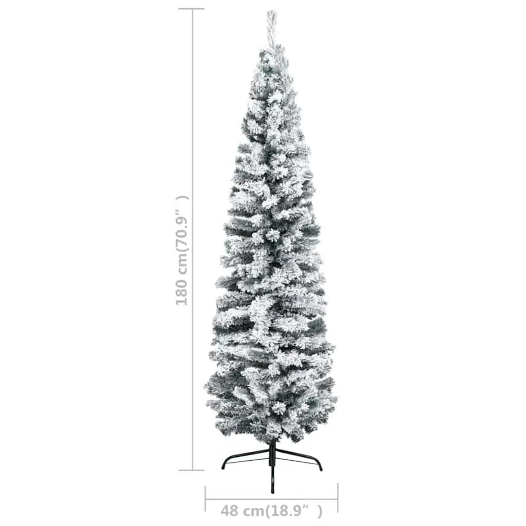 180cm Slim Christmas Tree for Lasting Use