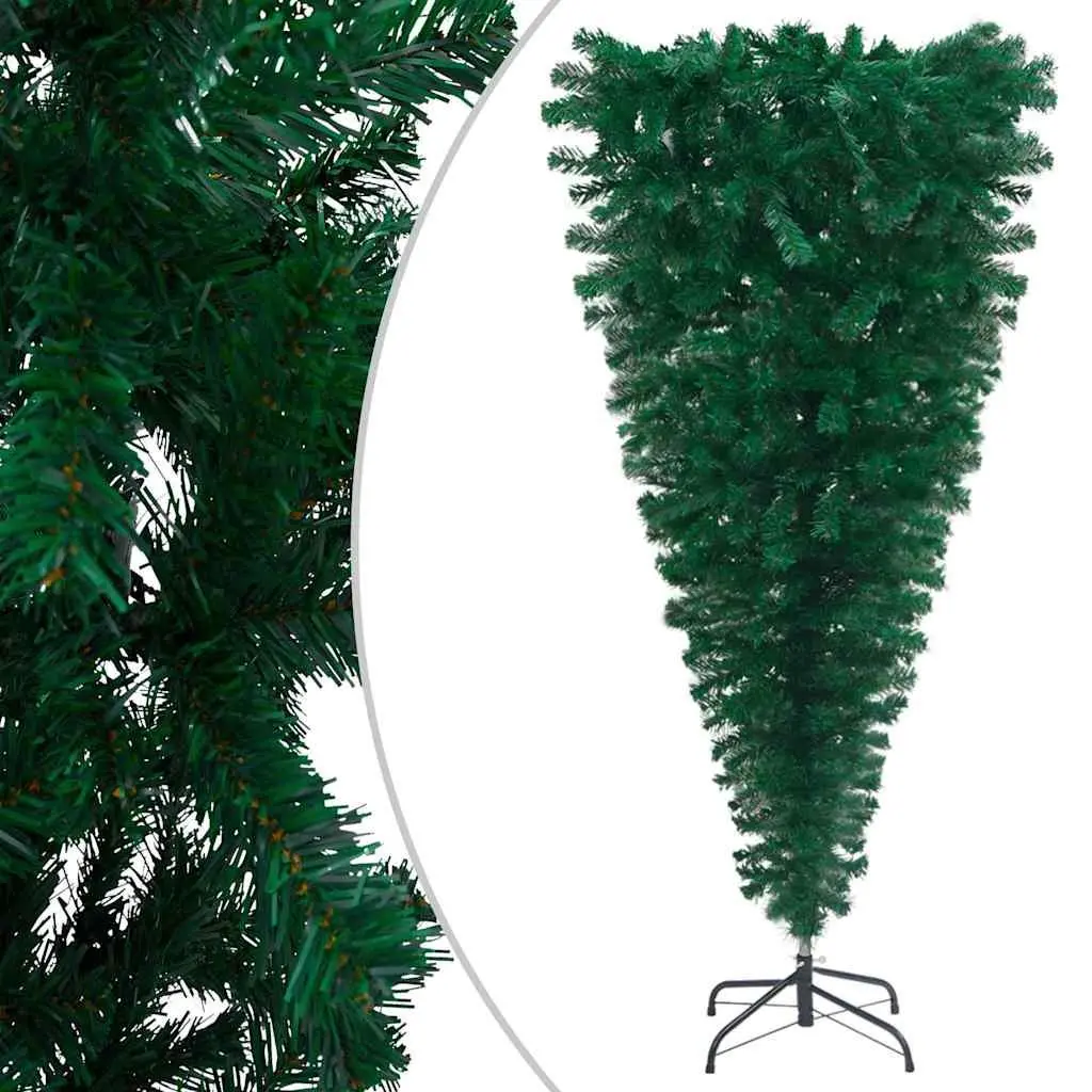 Upside-Down Artificial Christmas Tree Holiday Decoration 120cm Green
