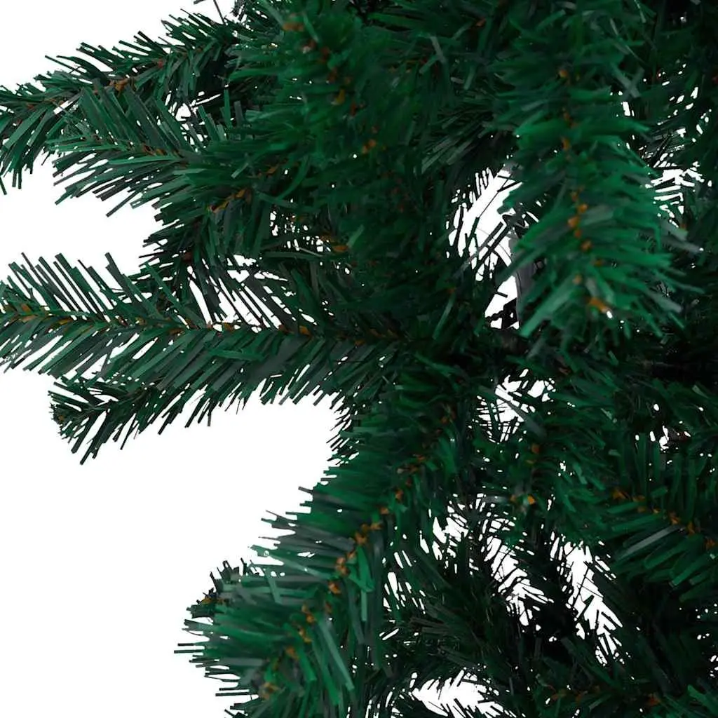 Upside-Down Artificial Christmas Tree Pre-Lit 180cm Green Holiday Seasonal Decor