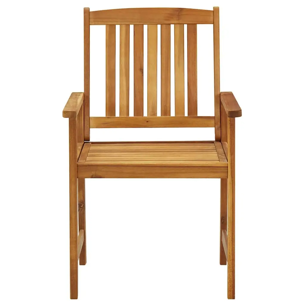 Outdoor Chairs Set 6 Piece Garden Seating Solid Wood Brown