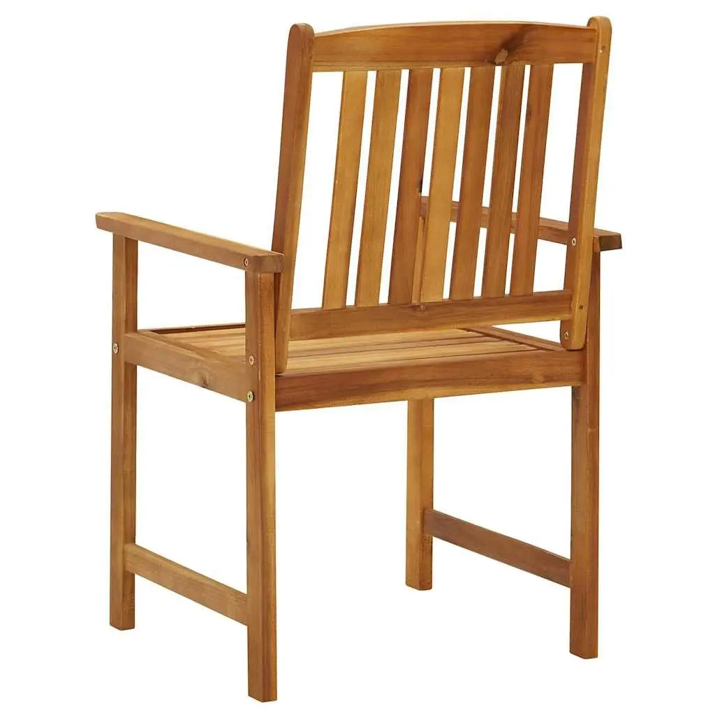 Outdoor Chairs Set 6 Piece Garden Seating Solid Wood Brown