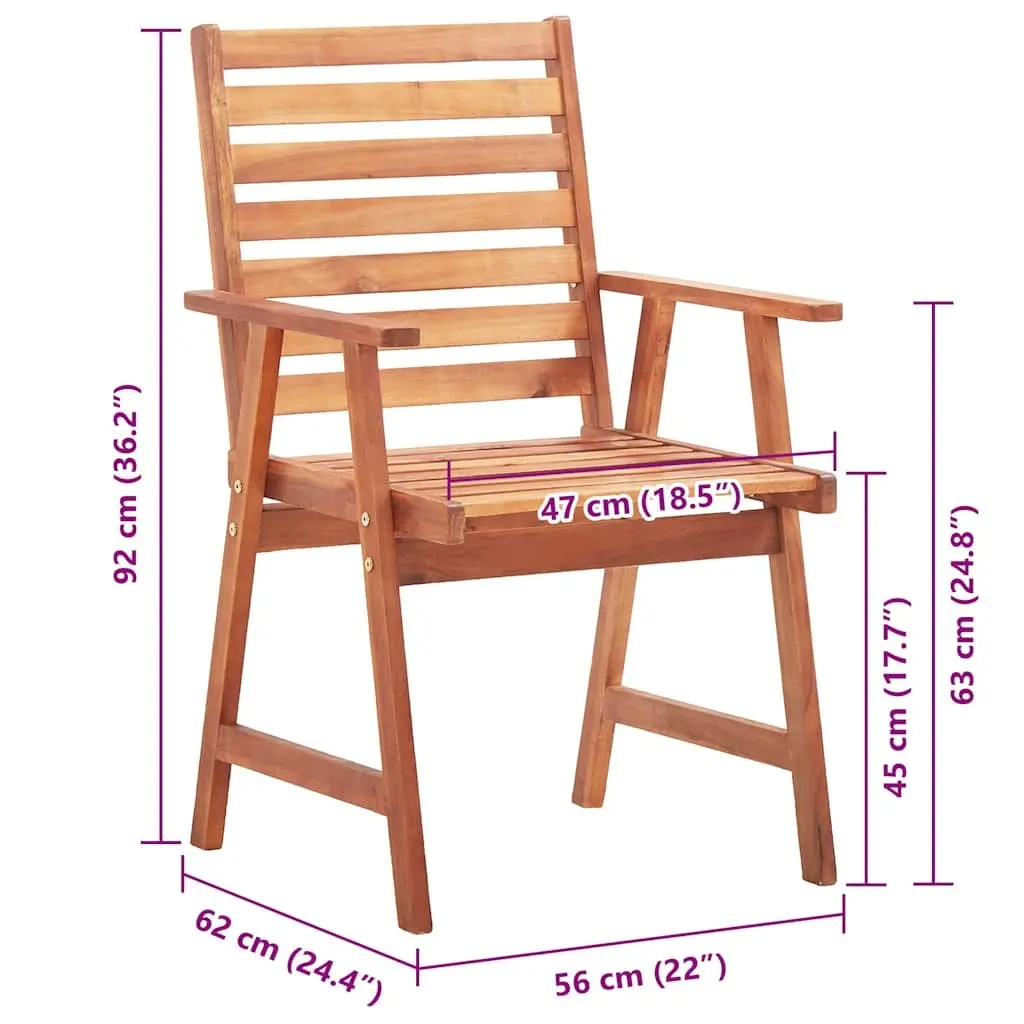 Outdoor Dining Chair Set with Comfort and Style