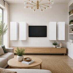Value-Focused Wall-Mounted TV Cabinets - 4 Units