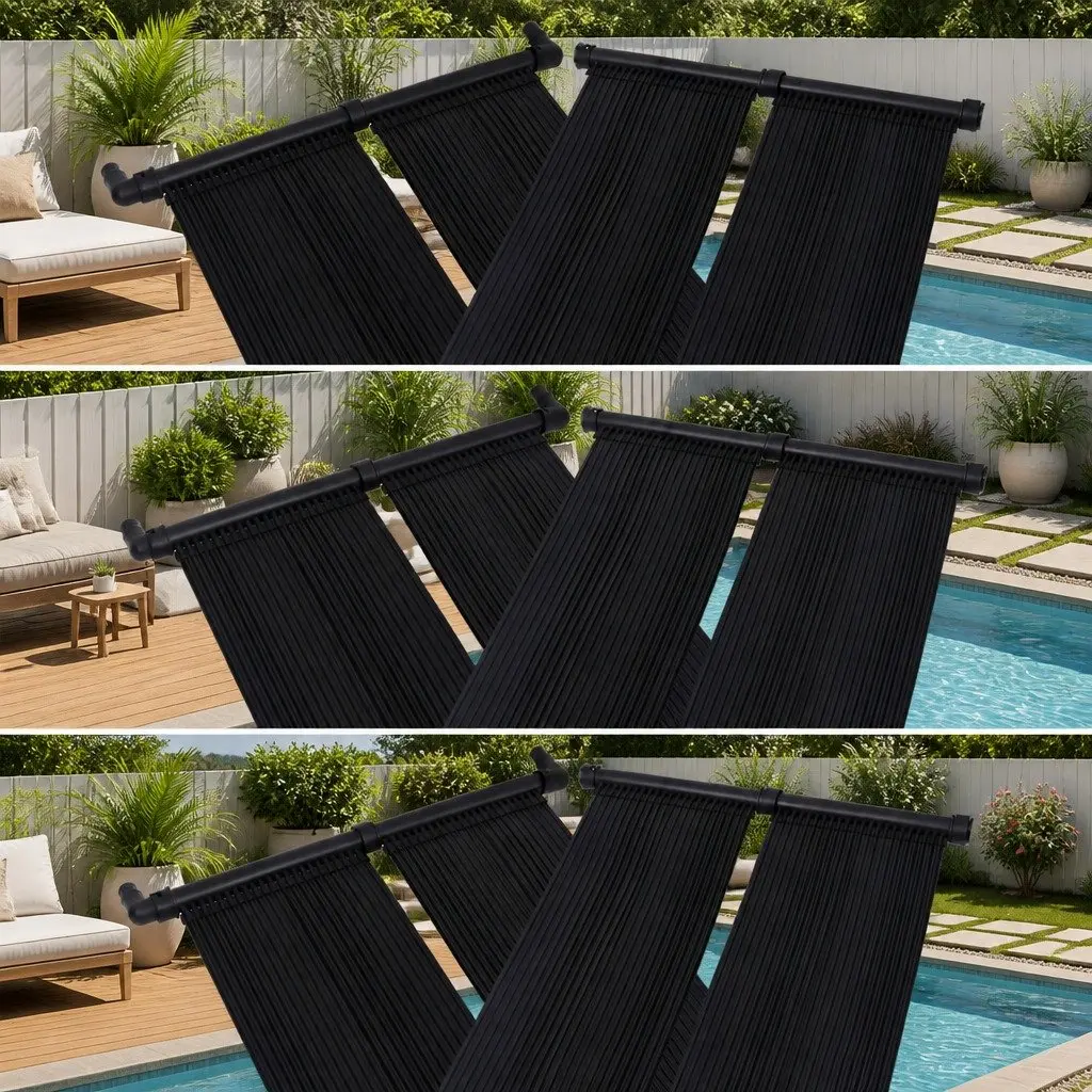 Solar Pool Heater Panel Set with 6 Panels