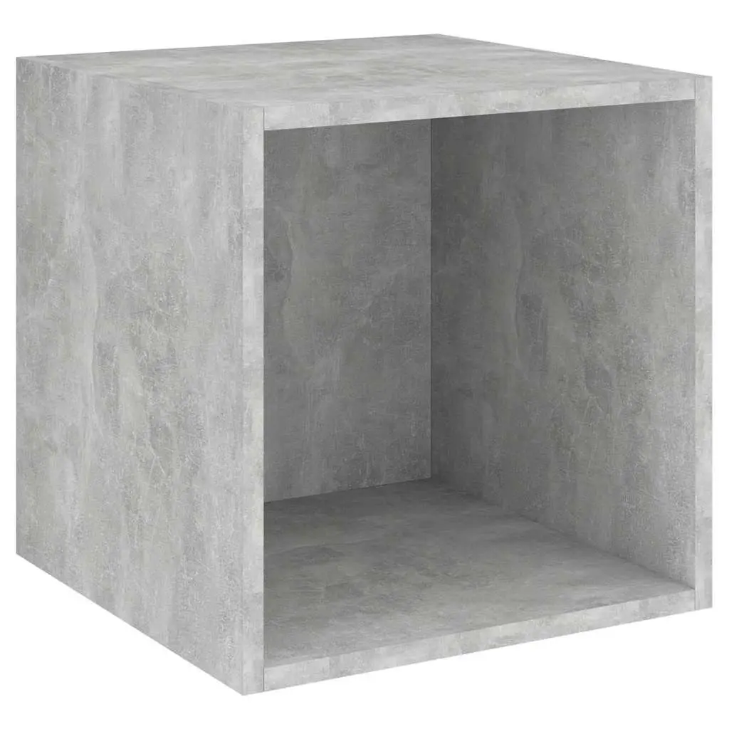 Storage with This 2 Piece Grey TV Cabinet Set