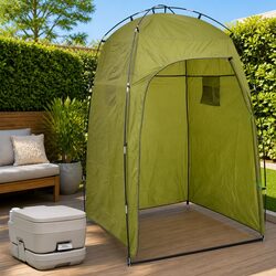Reliable Camping Toilet Shower Tent with 10L Freshwater Capacity