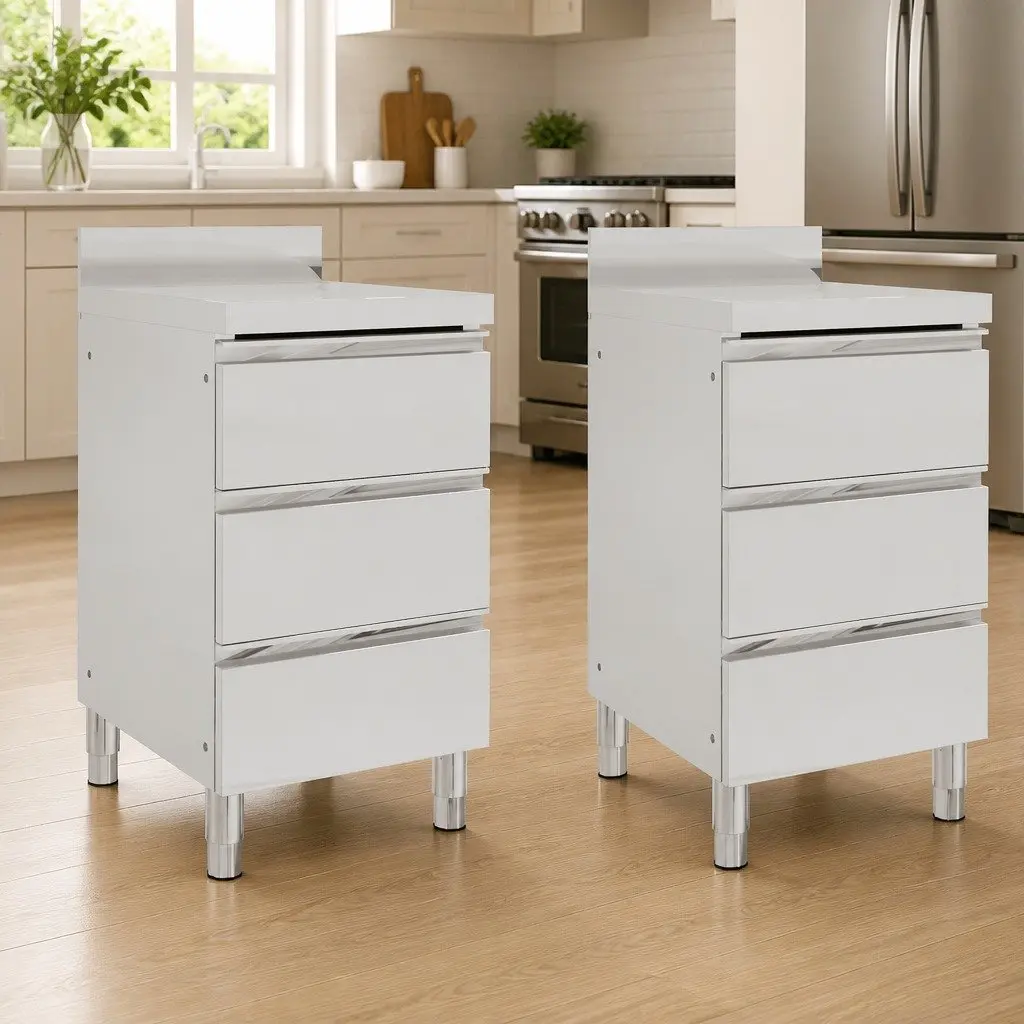 Stainless Steel Kitchen Cabinet with Drawers