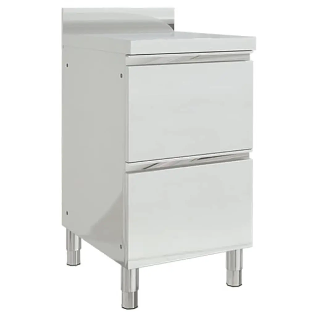 Commercial Kitchen Cabinet Stainless Steel Storage Equipment 2 Piece