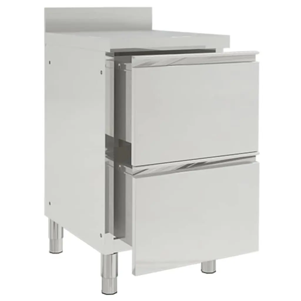 Commercial Kitchen Cabinet Stainless Steel Storage Equipment 2 Piece