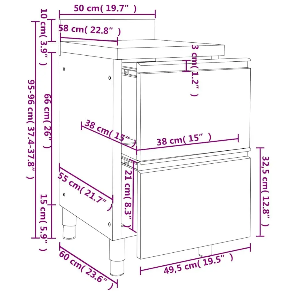Commercial Kitchen Cabinet Stainless Steel Storage Equipment 2 Piece